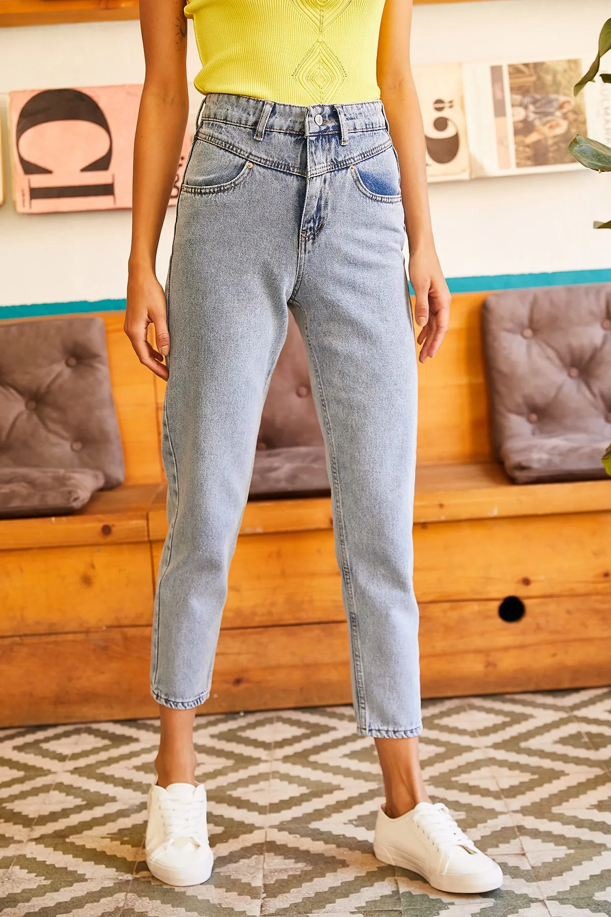 Olalook  Jeans - Blau - Straight