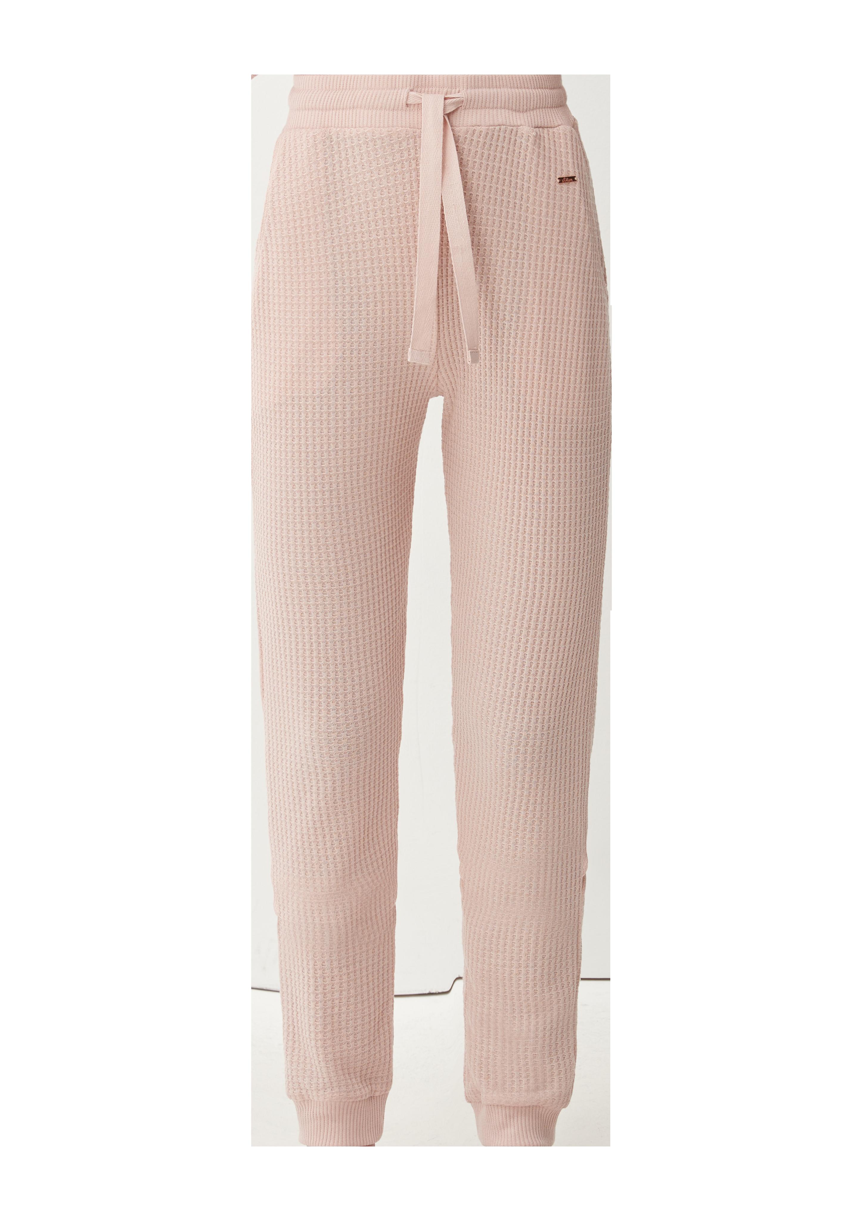 Pyjamahose in Waffelpiqué-Struktur  6007848-4418
