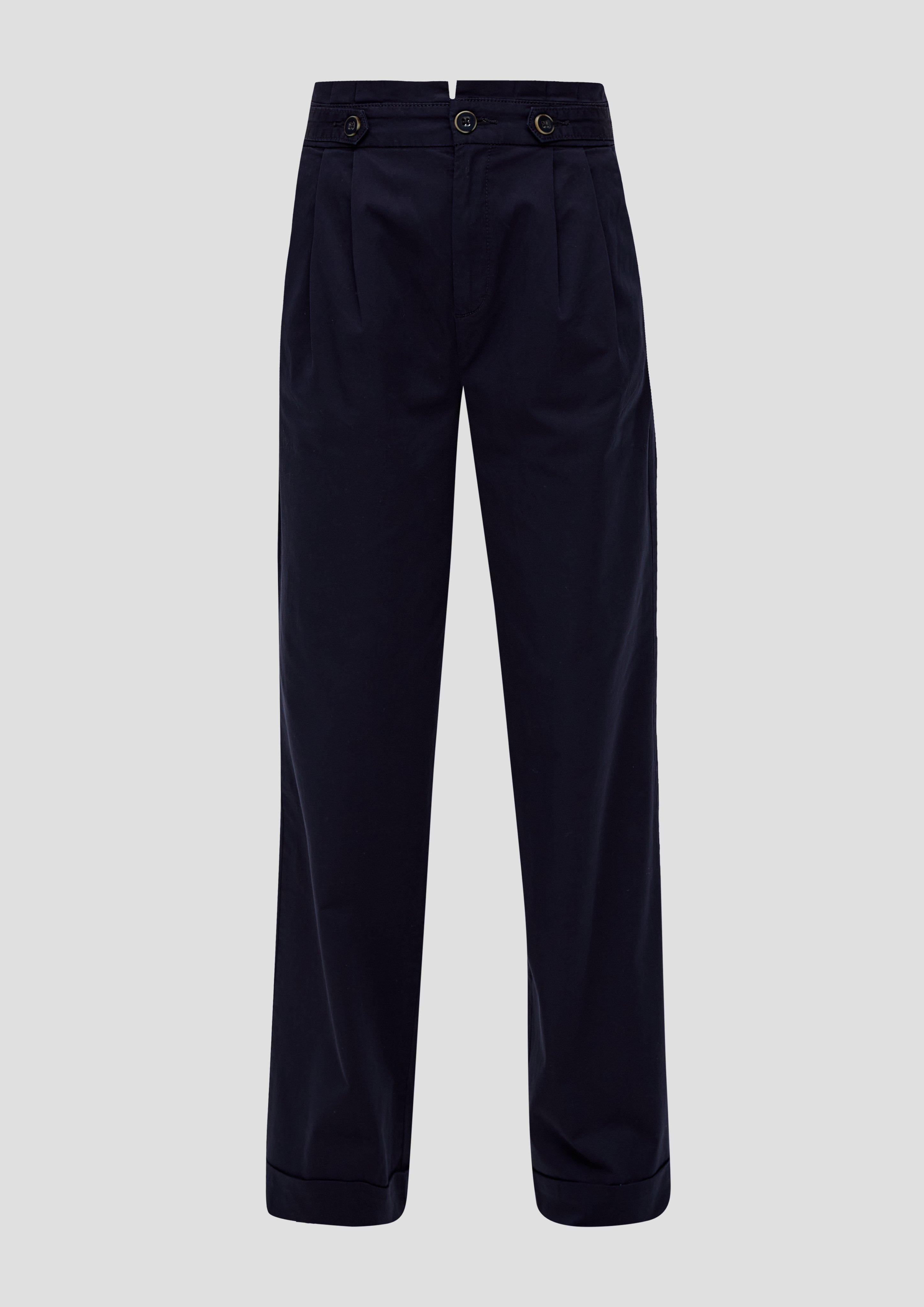Regular: Twill-Hose mit Bundfalten  2135767-5959