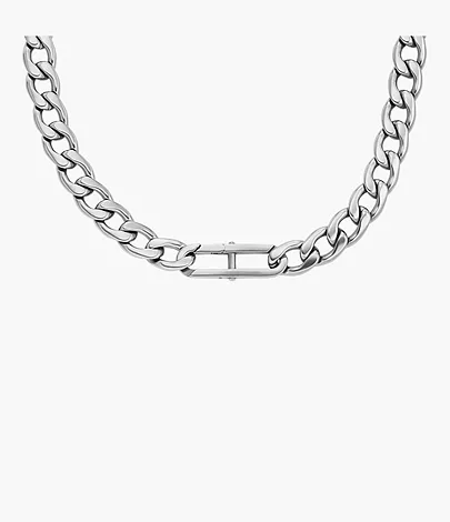 Fossil Kette Heritage D-Link Edelstahl