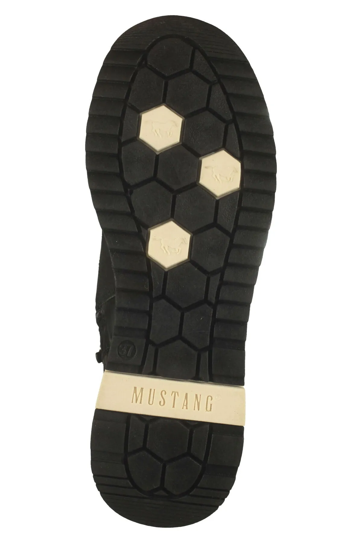 Mustang  Stiefelette - Schwarz - Flacher Absatz
