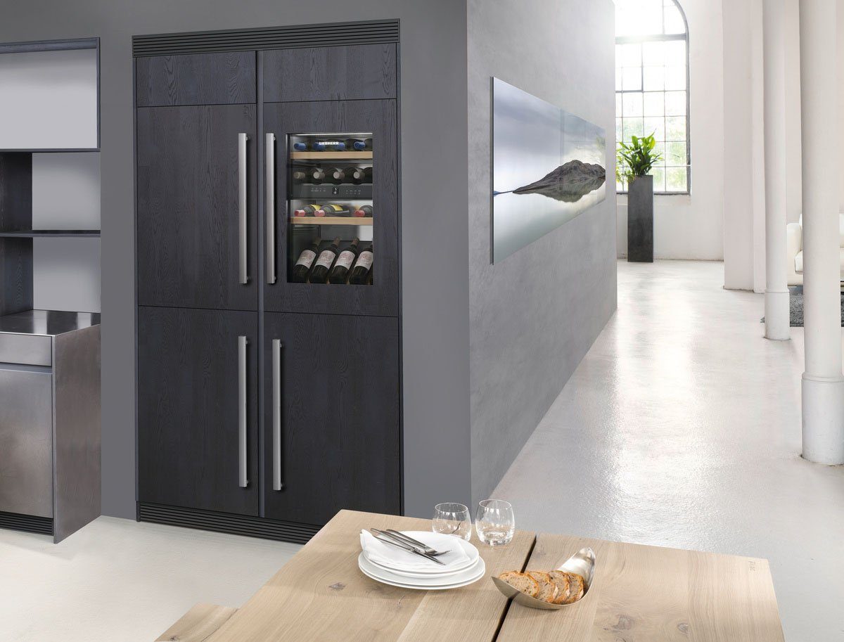 Liebherr Einbauweintemperierschrank EWTdf 1653 Vinidor, für 30 Standardflaschen á 0,75l,FreshAir-Aktivkohlefilter, Kindersicherung