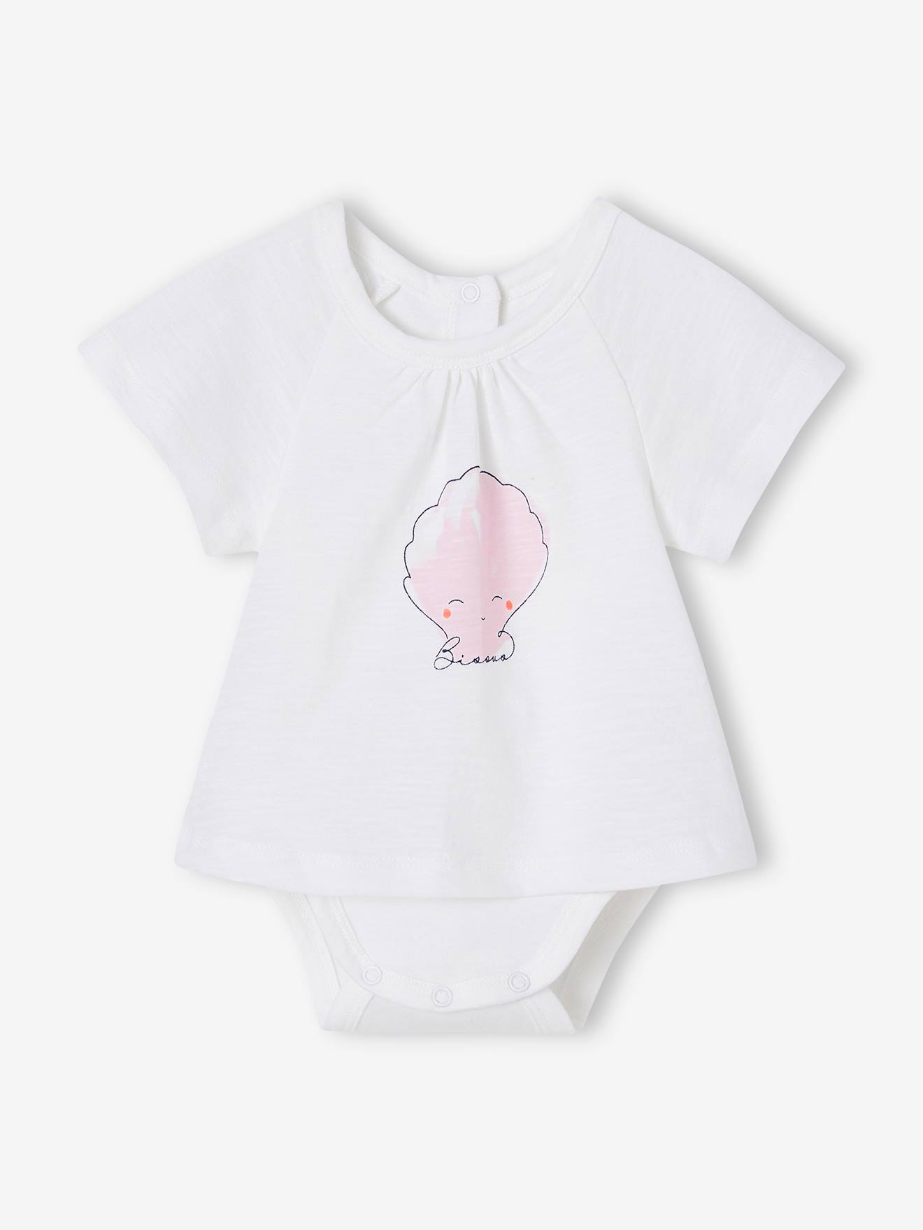 Vertbaudet Baby Shirtbody - weiß
