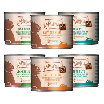 Mixpack MjAMjAM purer Fleischgenuss 6 x 200 g