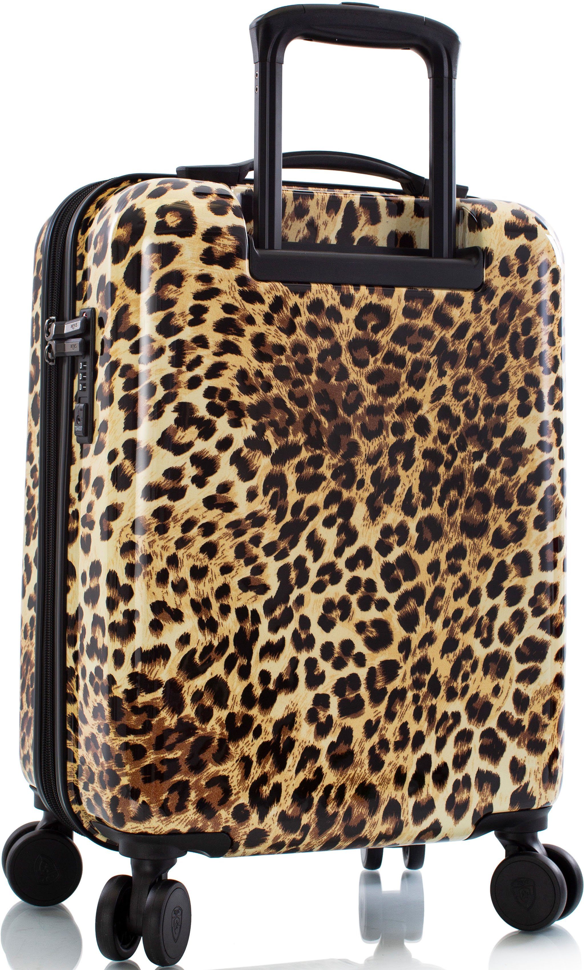 Heys Hartschalen-Trolley Leopard, 53 cm, 4 Rollen, mit Volumenerweiterung