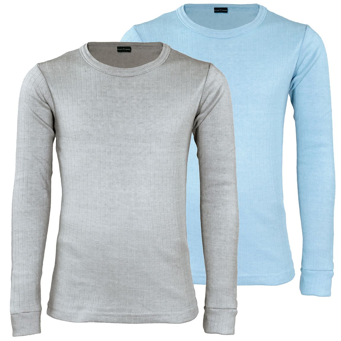 Black Snake Cuddle Grau/Blau 2-Pack Kinder Thermoshirt