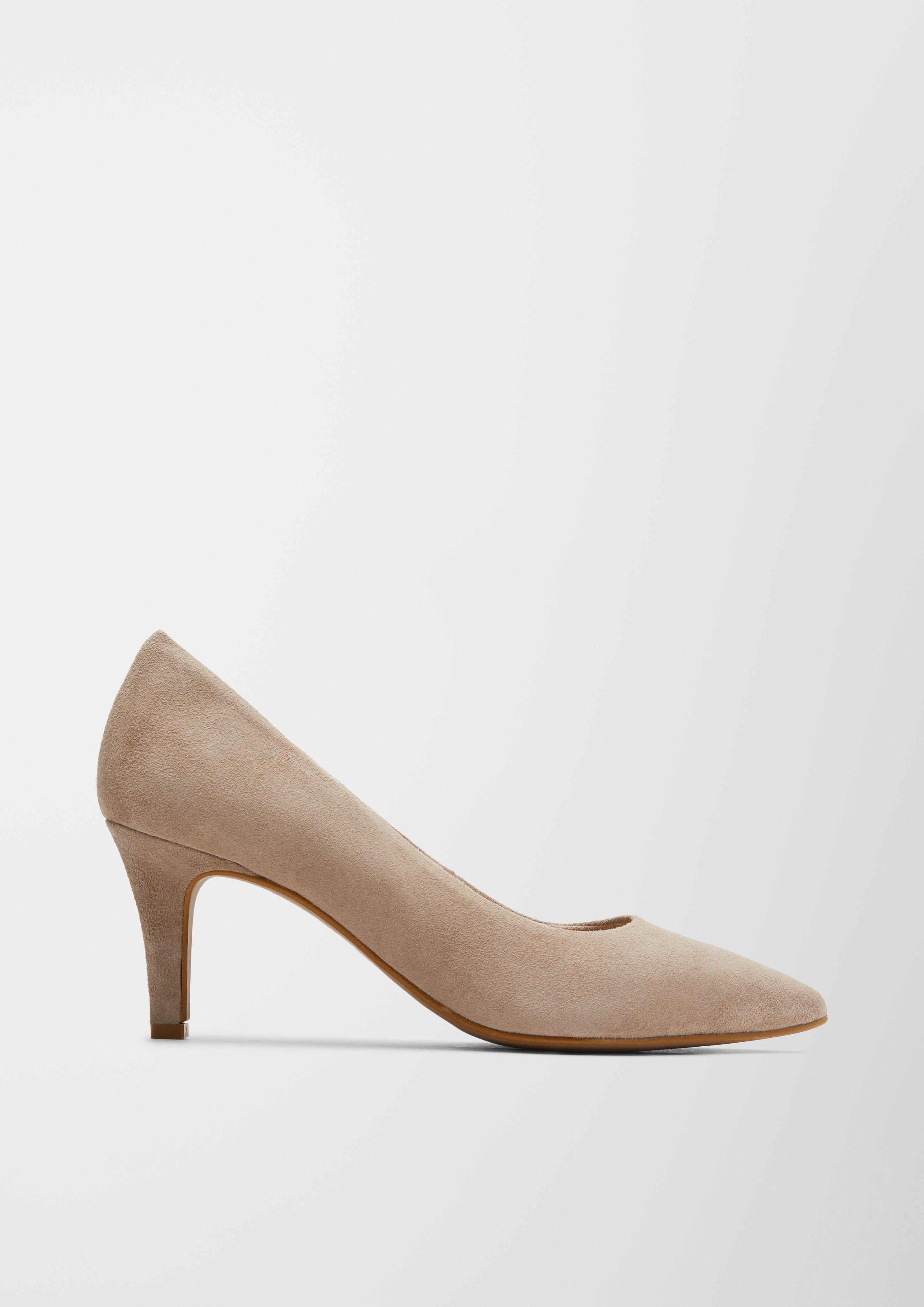 Spitze Veloursleder-Pumps  6006456-341