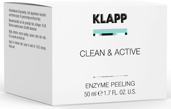 KLAPP Skin Care Science Clean & Active Enzyme Peeling Gesichtspeeling