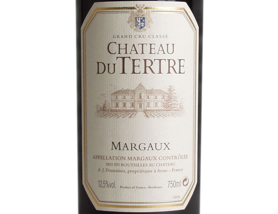 Château du Tertre 2006 Rouge, Cinquième Cru Classé En 1855 Bordeaux Margaux