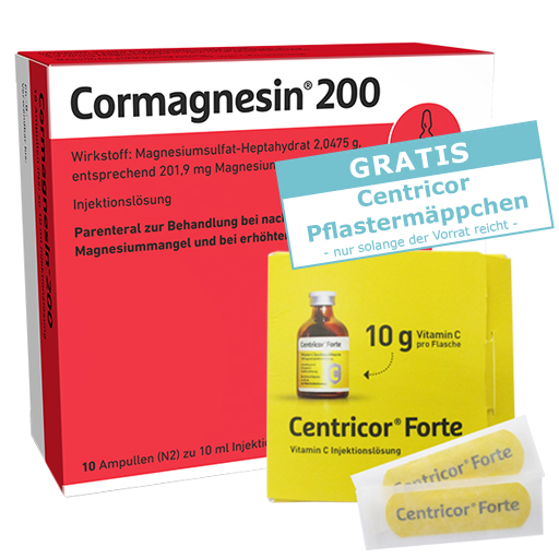 CORMAGNESIN 200 Ampullen  10X10 ml  Ampullen