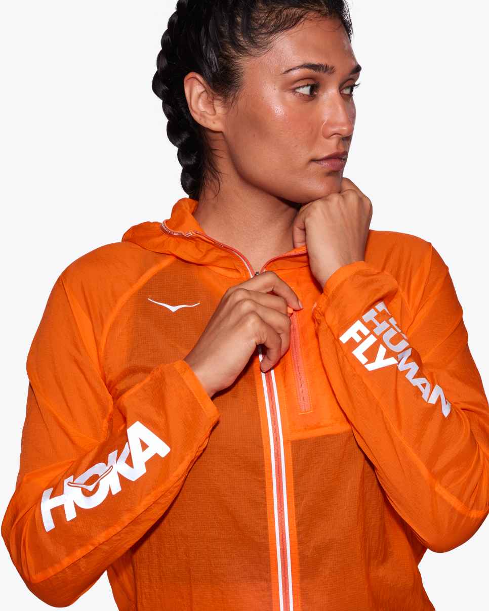 Skyflow Viz Jacket Electric Tangerine