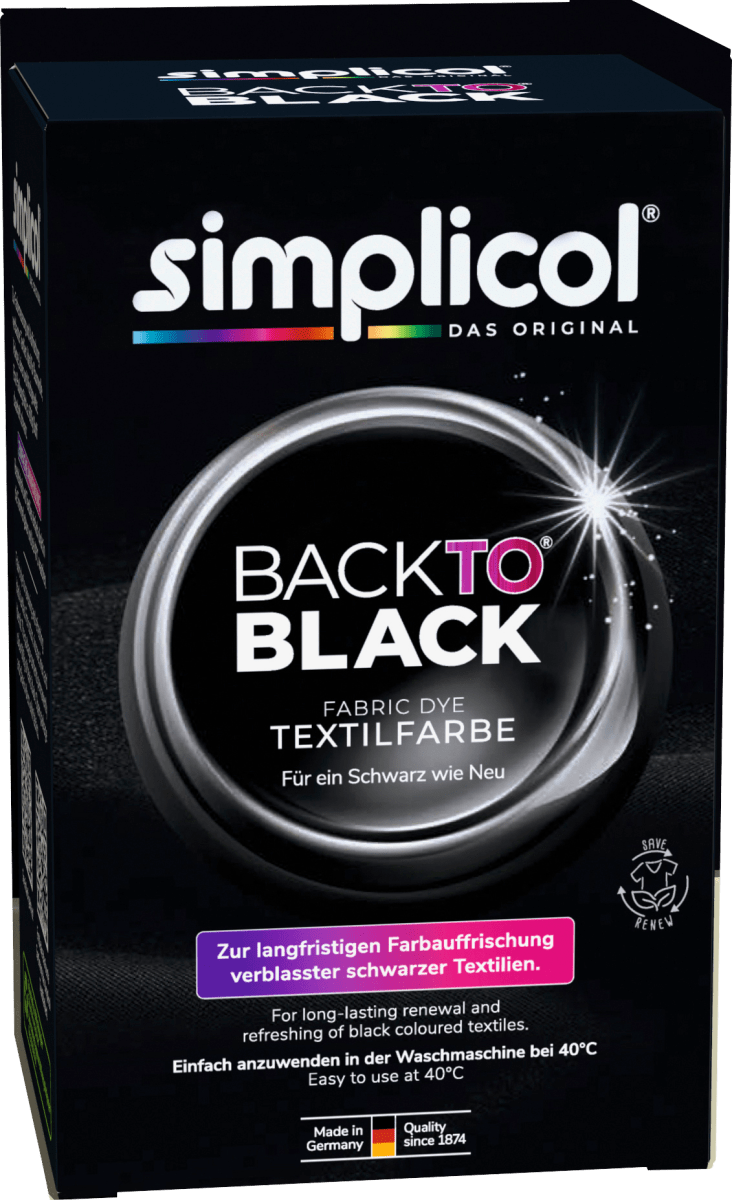 Textilfarbe Back to Black Farberneuerung, 400 g