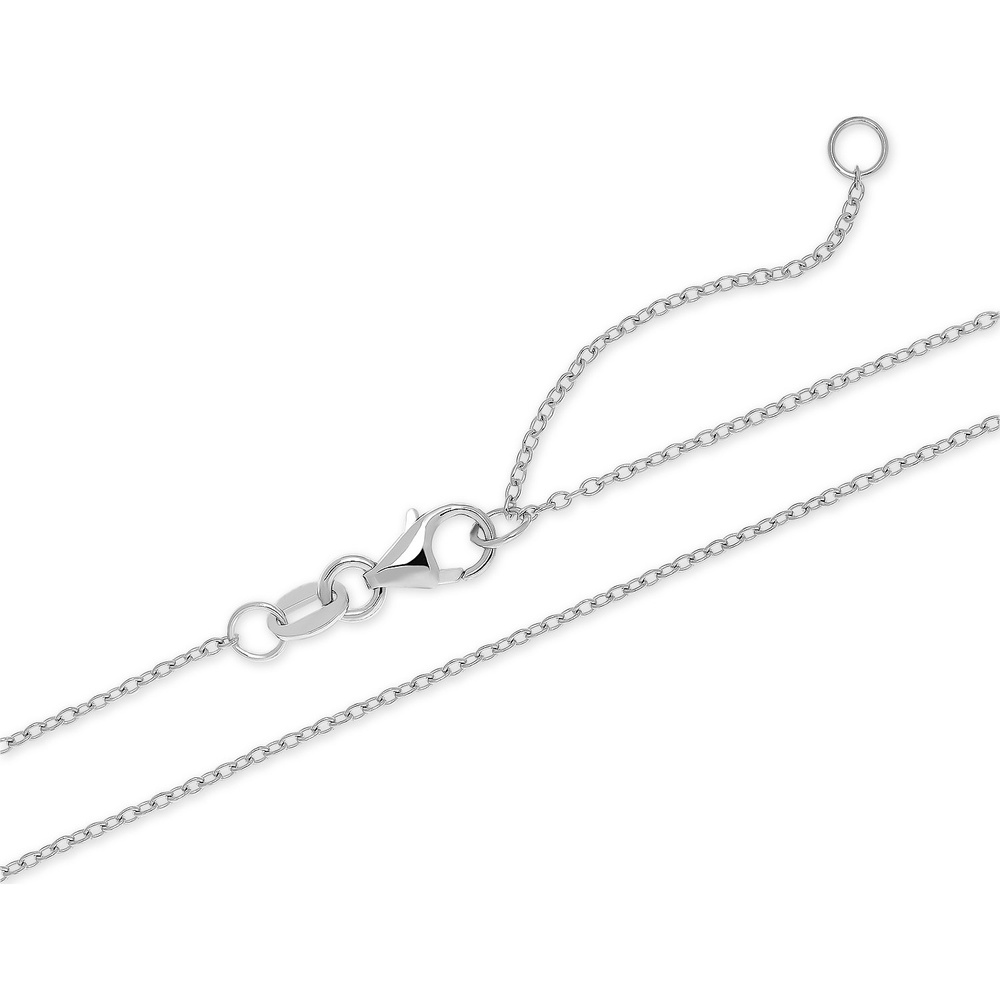 Valeria Chaînette 375 Or blanc collier