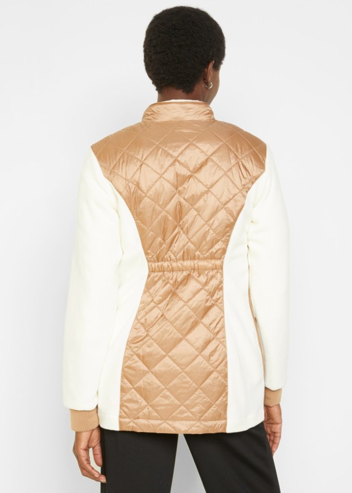 Teddyfleece-Umstandsjacke / Teddyfleece-Tragejacke