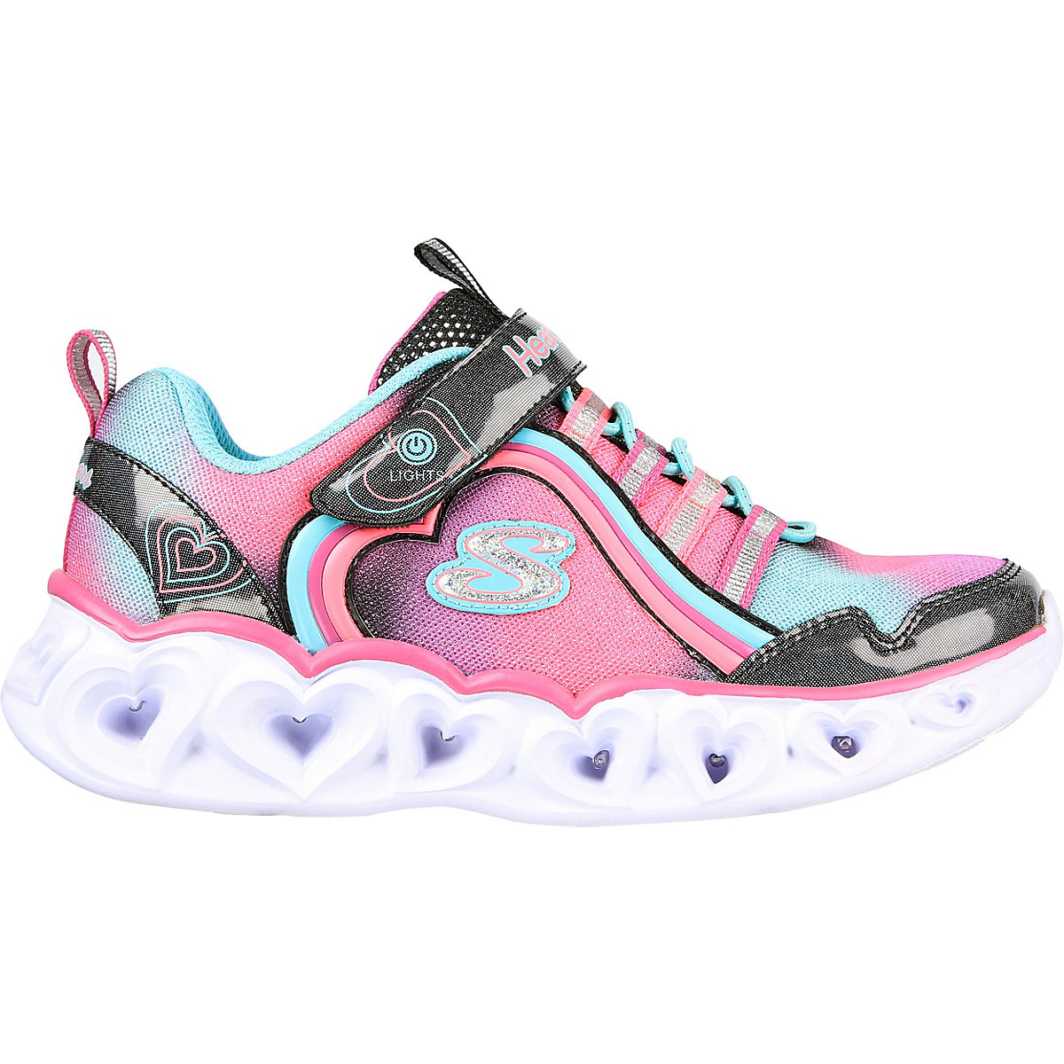 Sneakers Low Blinkies HEART LIGHTS RAINBOW LUX für Mädchen