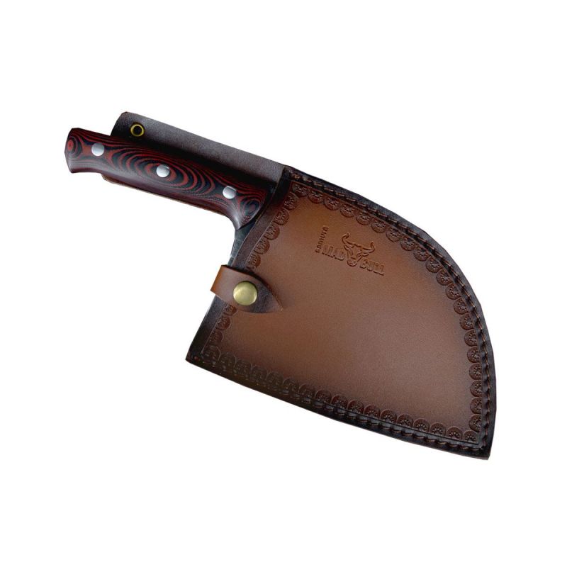 Samura Mad Bull Chopper Cleaver mit Griff in G-10 Black & Red (Cleaver) 18 cm