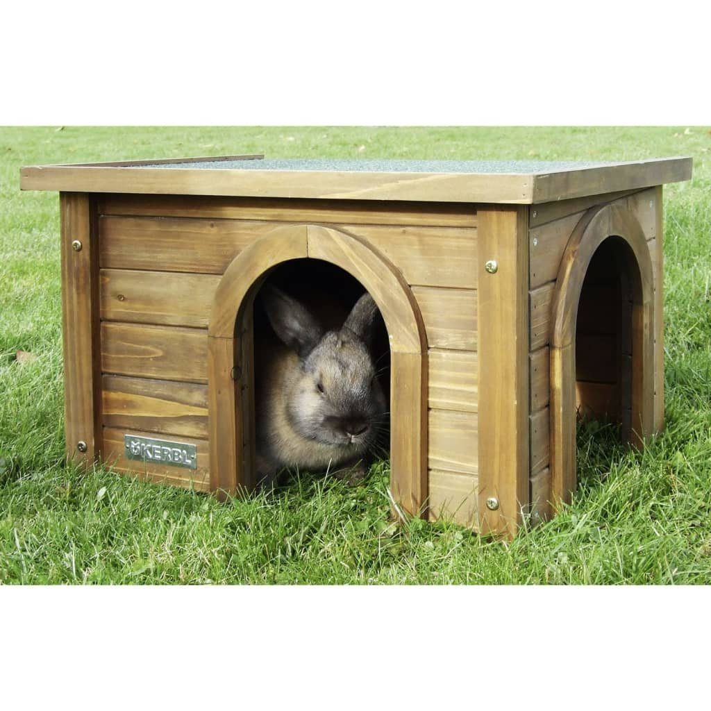Kerbl Hühnerstall Nagerhaus 45x32x27 cm Holz Lasiert