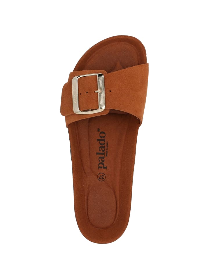 palado Pantoletten in terrakotta velours günstig kaufen