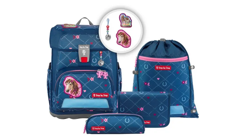 Step by Step CLOUD Schulranzen-Set 5teilig Horse Lima