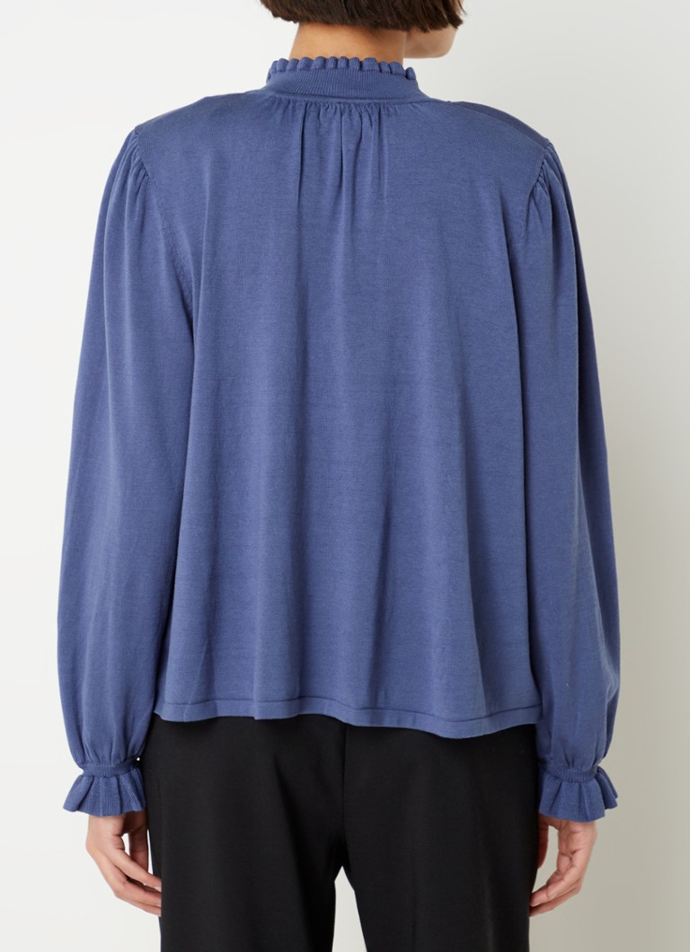 ba&sh Sisol tunic in lyocell blend with balloon sleeves