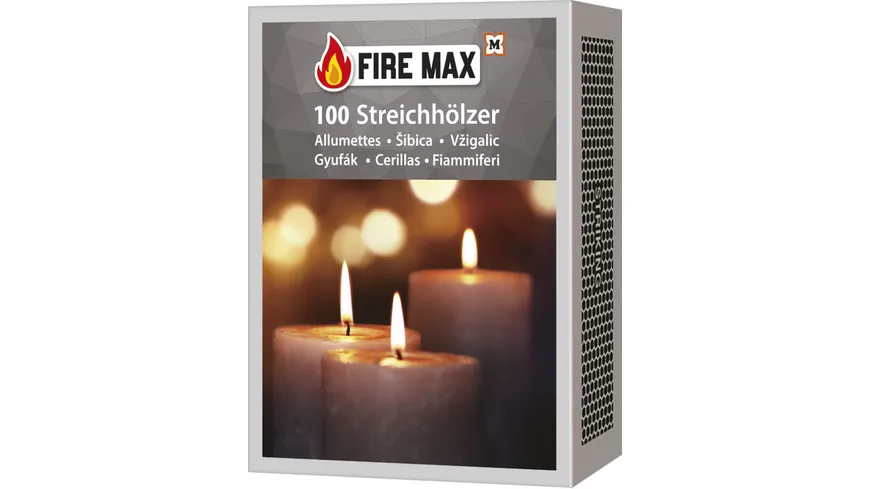 FIRE MAX Zündhölzer 3x100 Stück