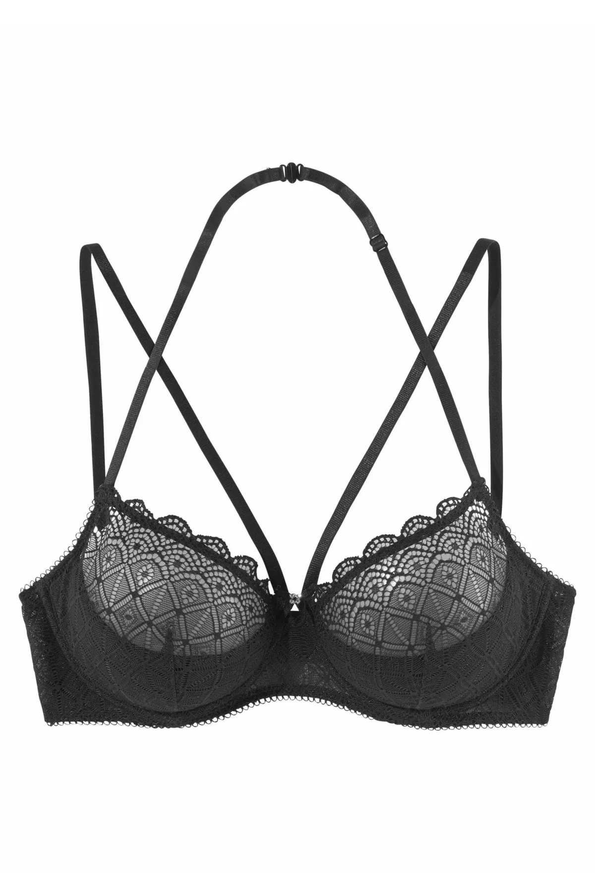 PETITE FLEUR GOLD  BH - Schwarz - Unifarben