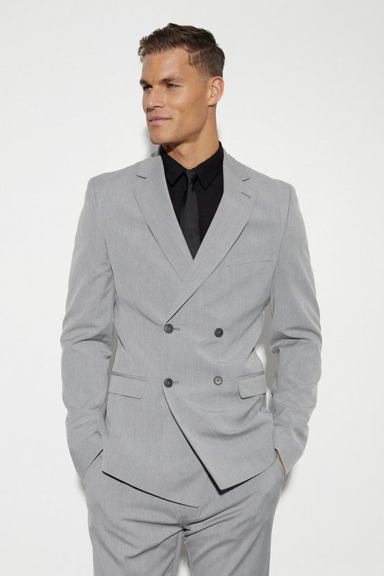 Tall Skinny doppelreihige Anzugjacke
