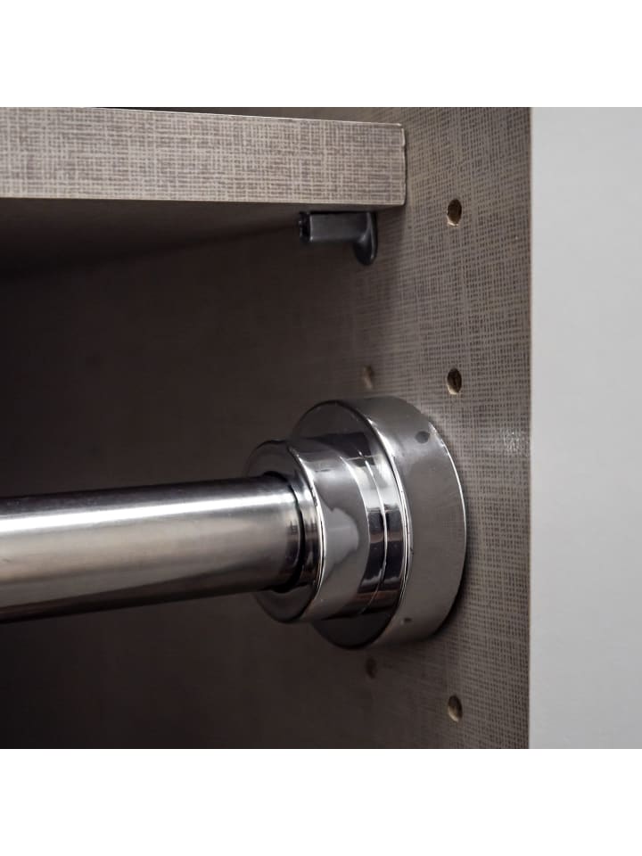 Intirilife Teleskopstange Duschstange Gardinenstange 120-220cm in 150 - 283 cm in SILBER günstig kaufen 260 cm