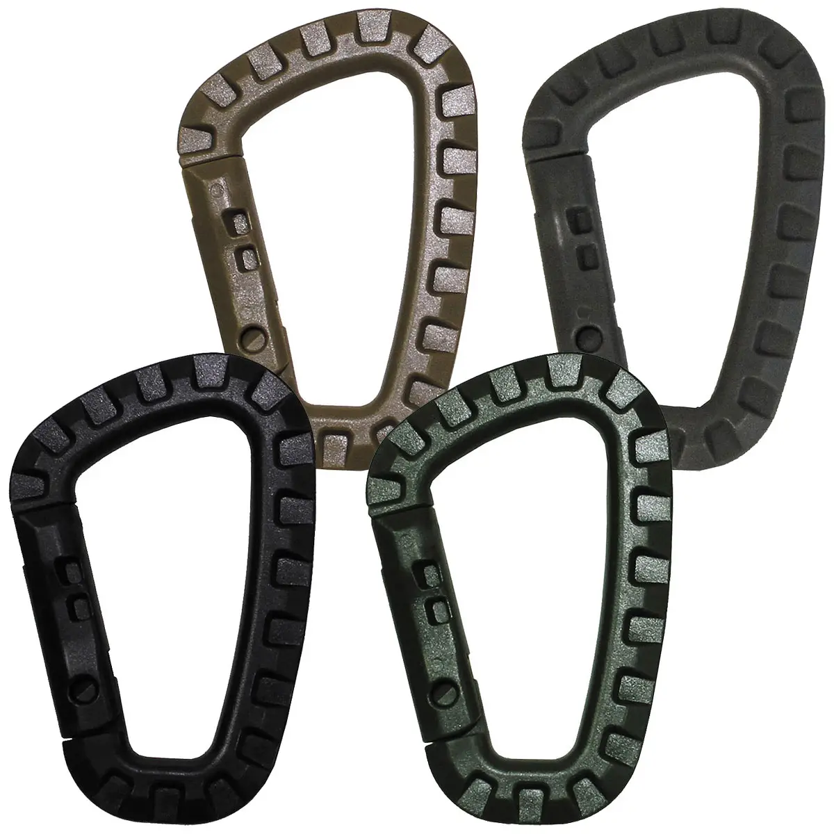 Karabiner Kunststoff 2er Pack versch. Farben