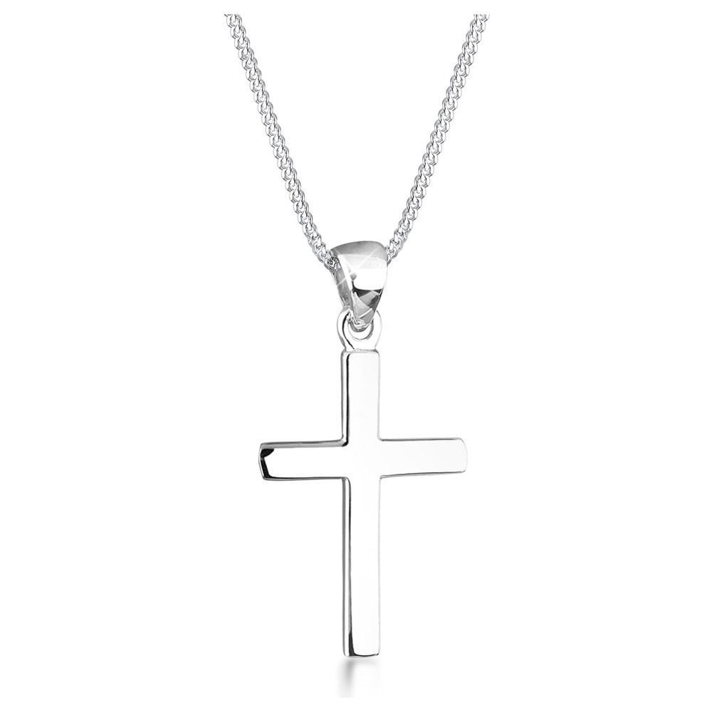 Elli Elli by Julie & Grace Collier Croix Religion Base Collier Femme (925/1000) Argent collier