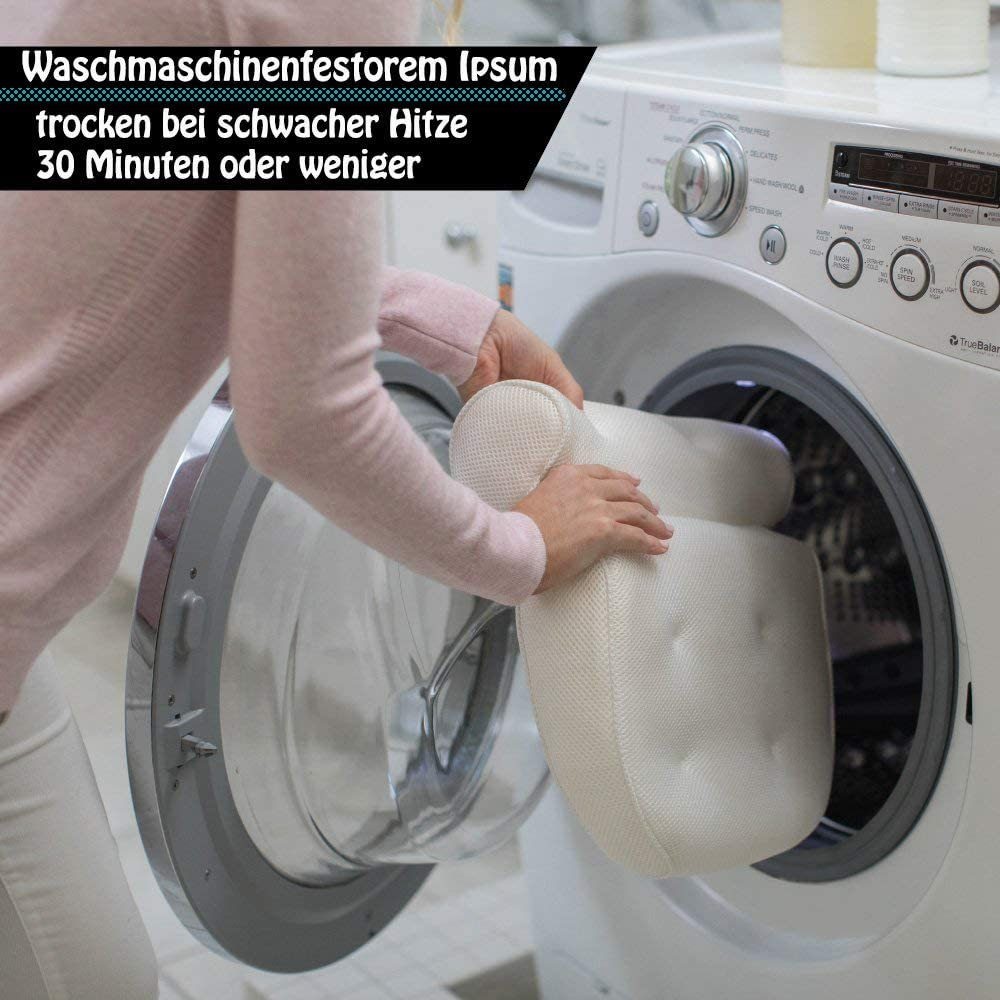 Nackenstützkissen Badewannenkissen, Badekissen Kissen Spa-Kissen Nackenstützkissen, GelldG
