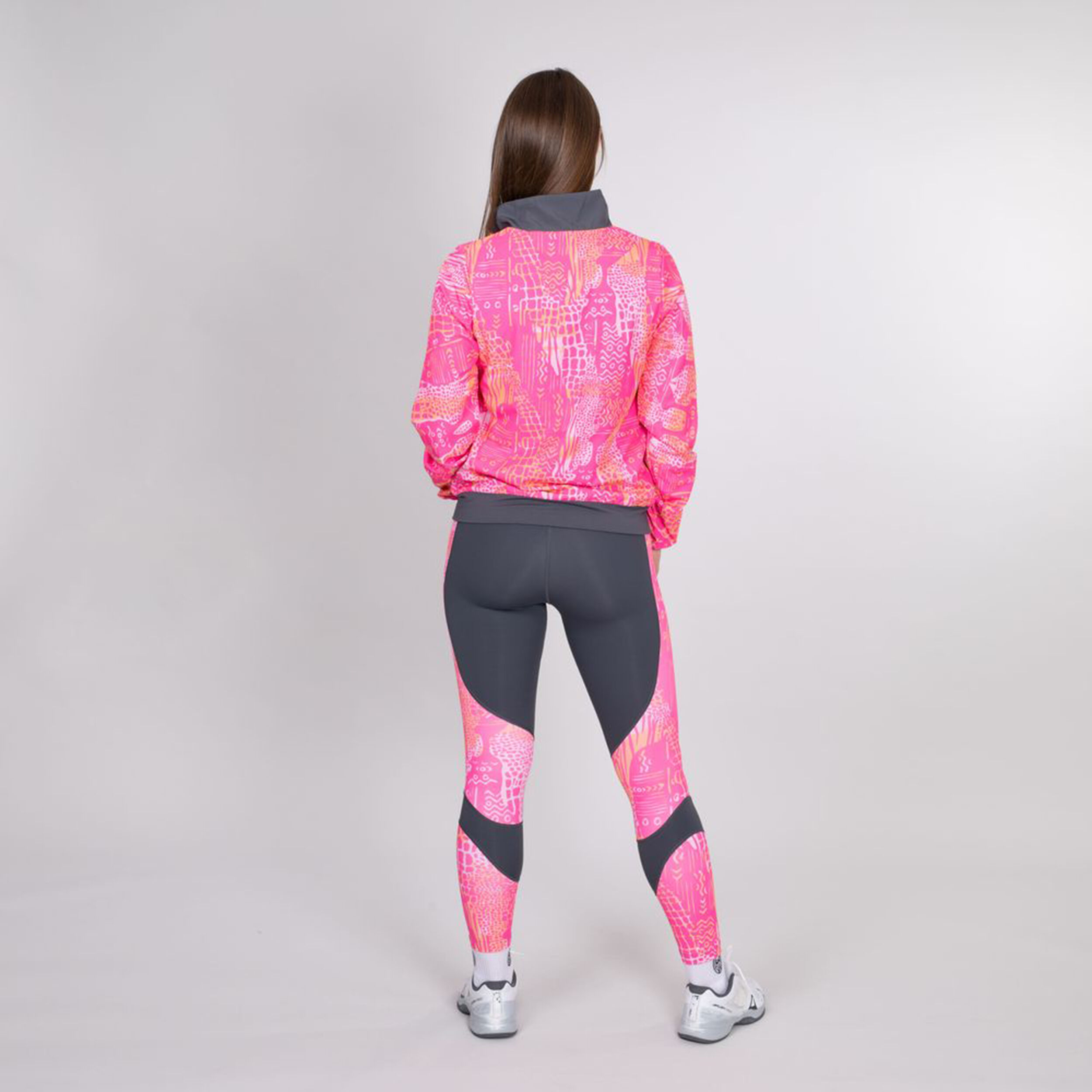 Gene Tech Trainingsjacke Damen - Grau, Pink