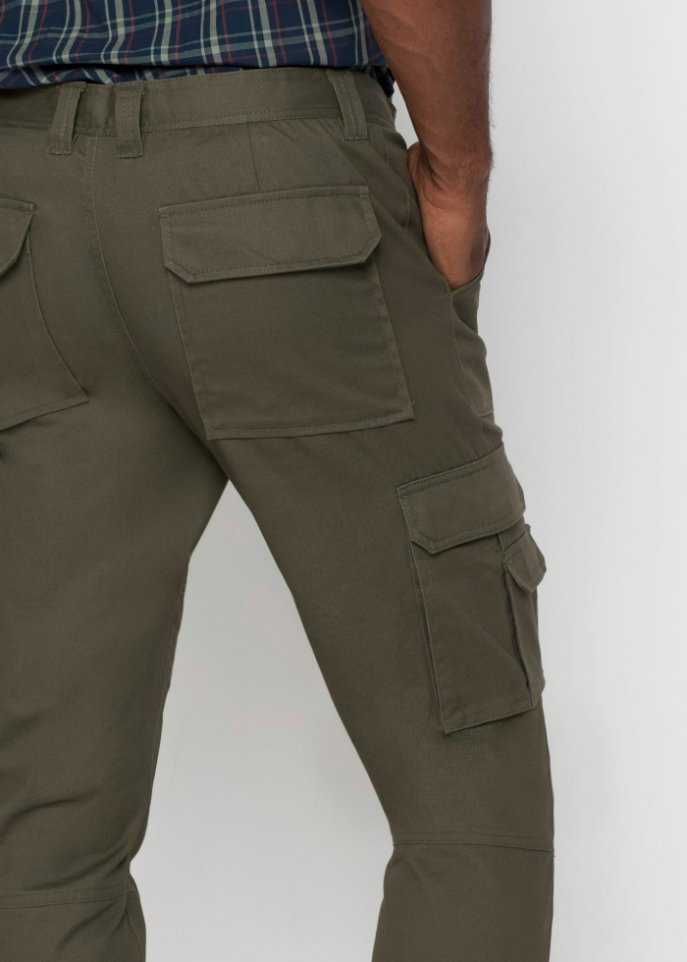 Cargohose mit Teflonausrüstung, Straight