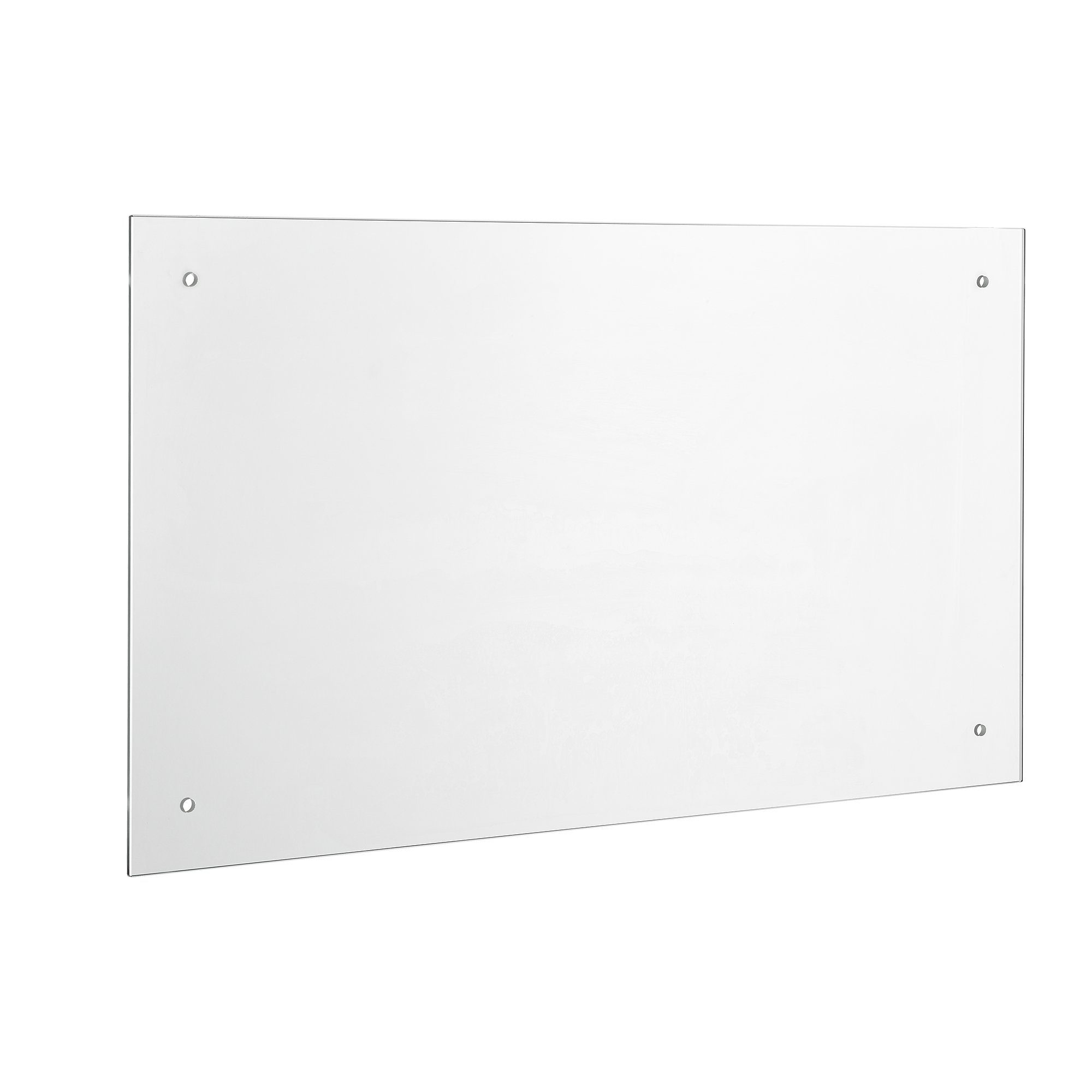 neu.haus Küchenrückwand, (1-tlg), Mora Glas Herdspritzschutz 70x50cm Klarglas