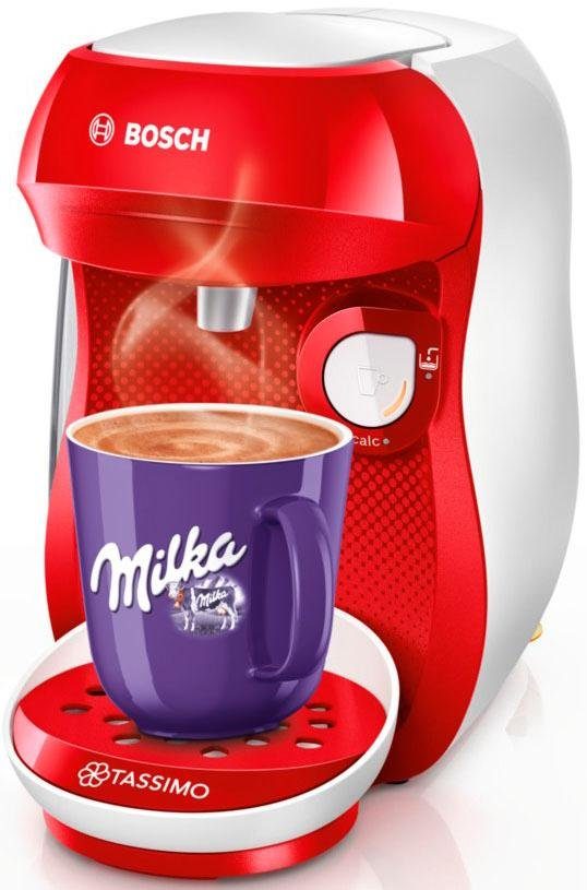 TASSIMO Kapselmaschine HAPPY TAS1006, 1400 W, vollautomatisch, geeignet für alle Tassen, platzsparend