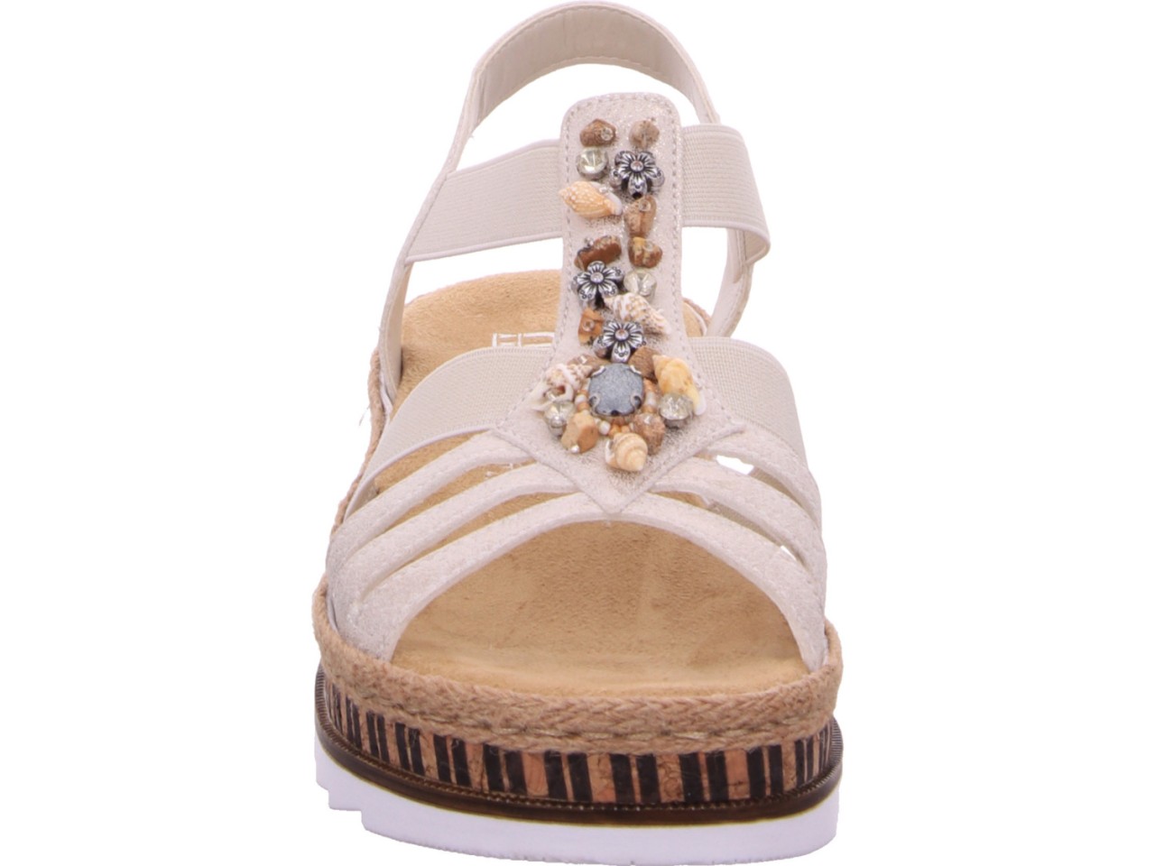 RIEKER Klassische Sandalen gold