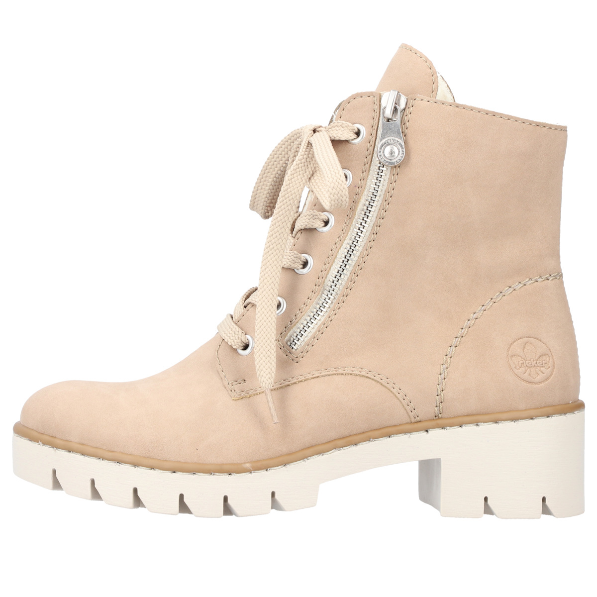 Rieker X5714 Schnürboots beige