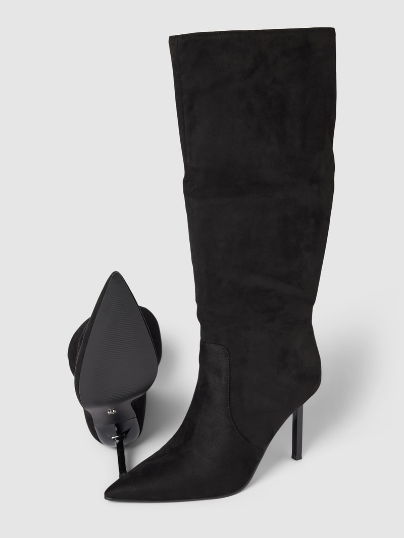 Stiefel mit Pfennigabsatz Modell 'INTRUDER' in schwarz