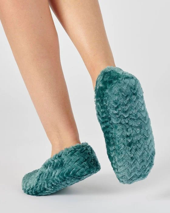 Chaussons d'intérieur moelleux maille Thermolactyl