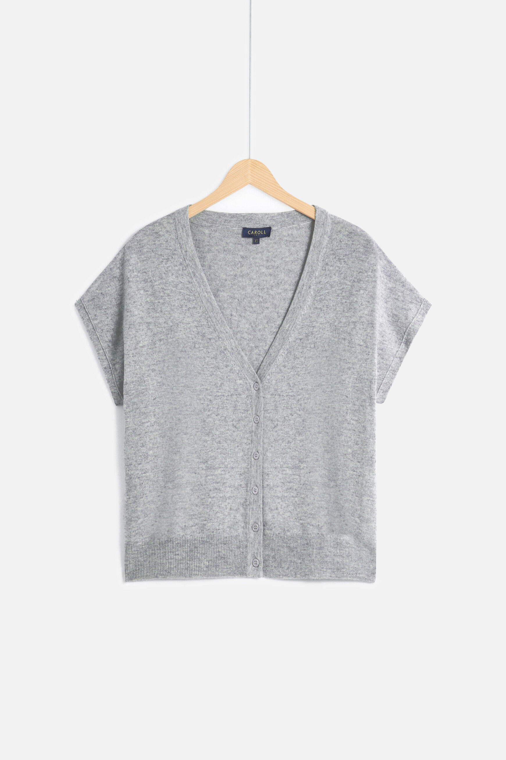 gilet lexie gris clair femme