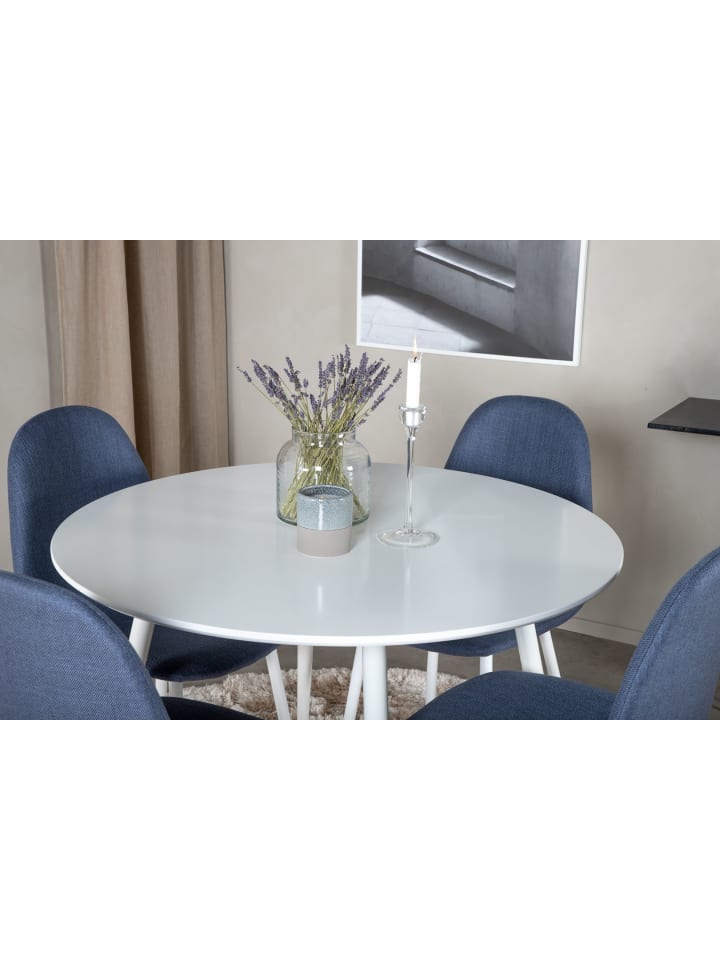 ebuy24 Essgruppe PlazaWHWH100 Weiß 100 x 100 cm günstig kaufen onesize