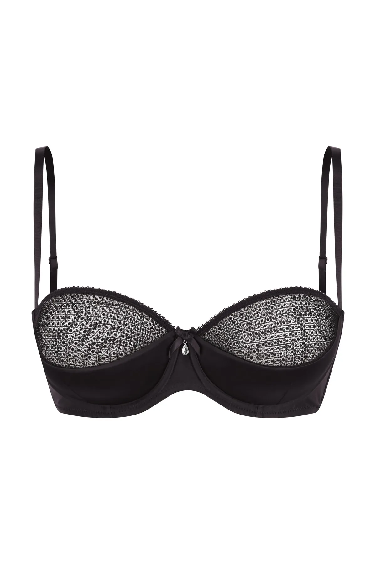 PETITE FLEUR GOLD  BH - Schwarz - Unifarben