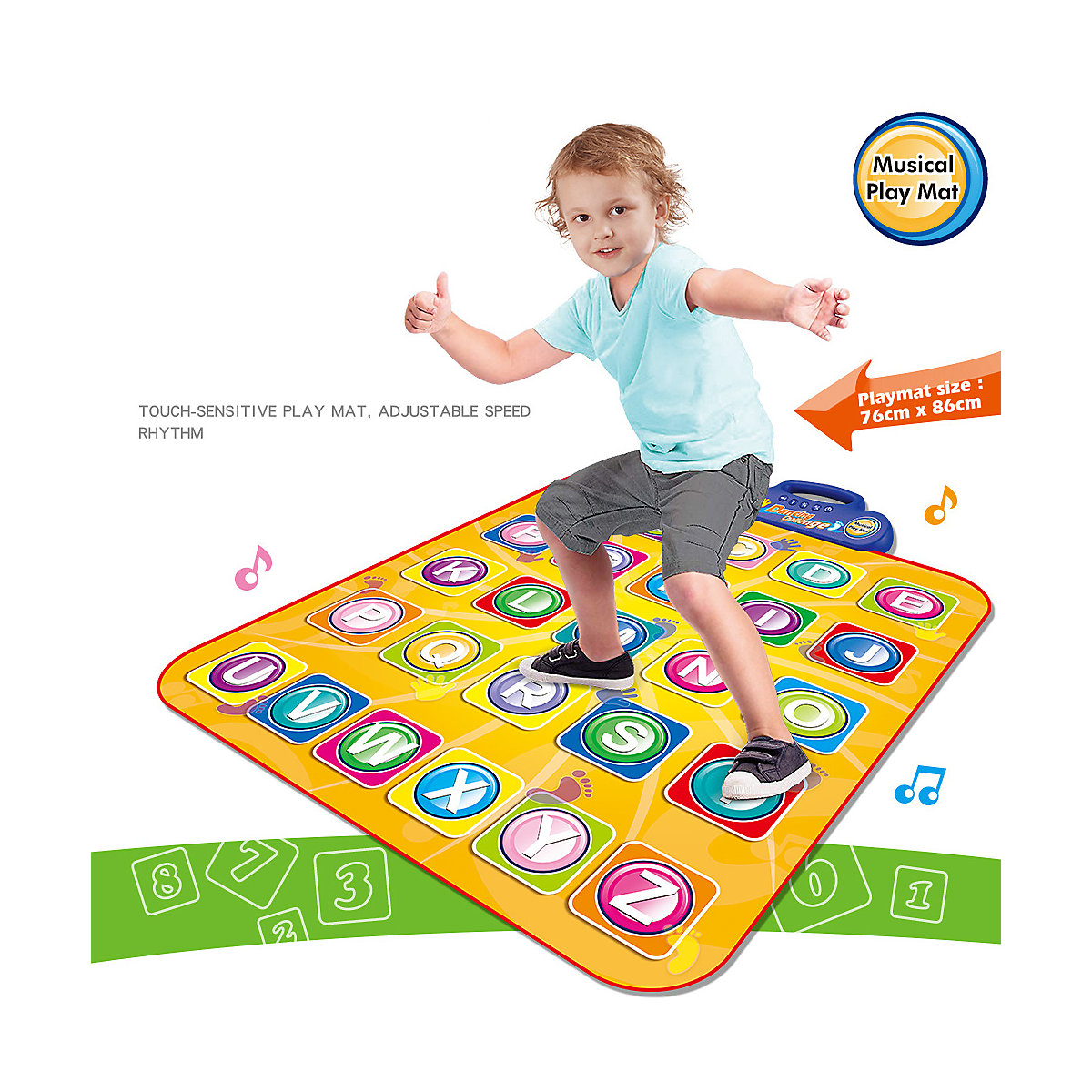 Tanzmatte Musikmatte Buchstaben Lernen Tanzmatten für Kinder