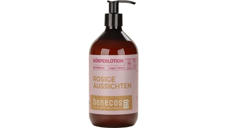 benecos BIO Körperlotion Bio-Wildrose 500 ml