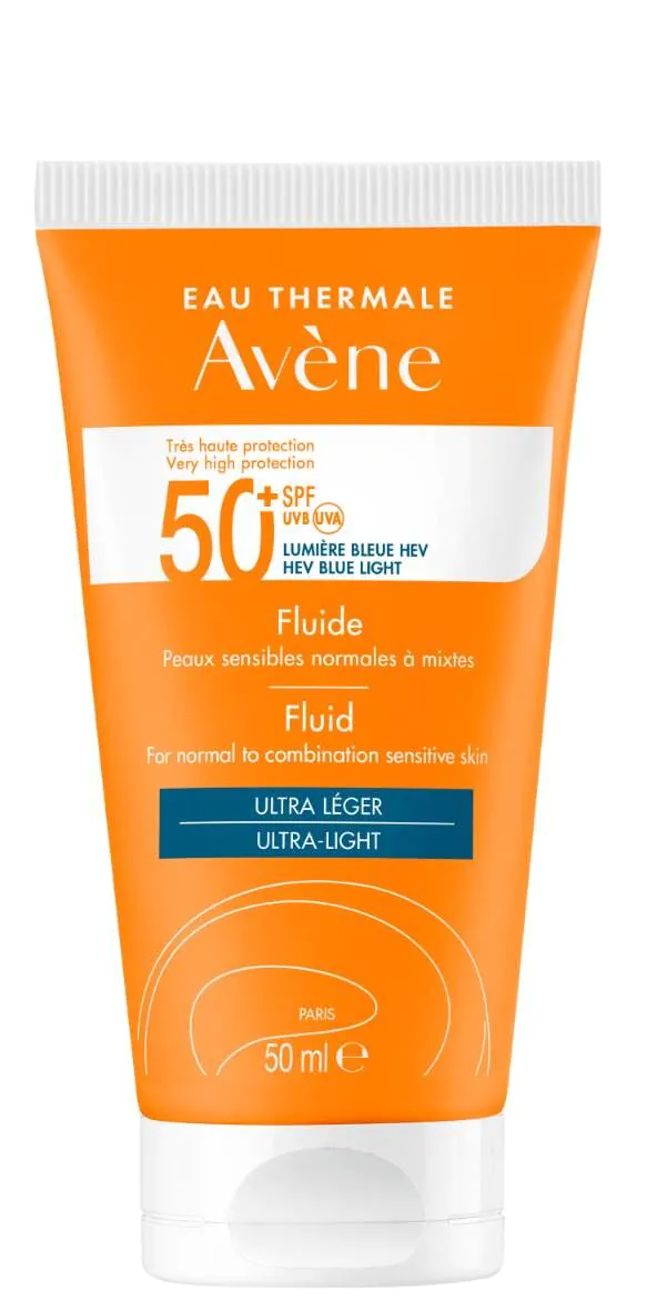 Protetor solar facial Avène FPS 50+