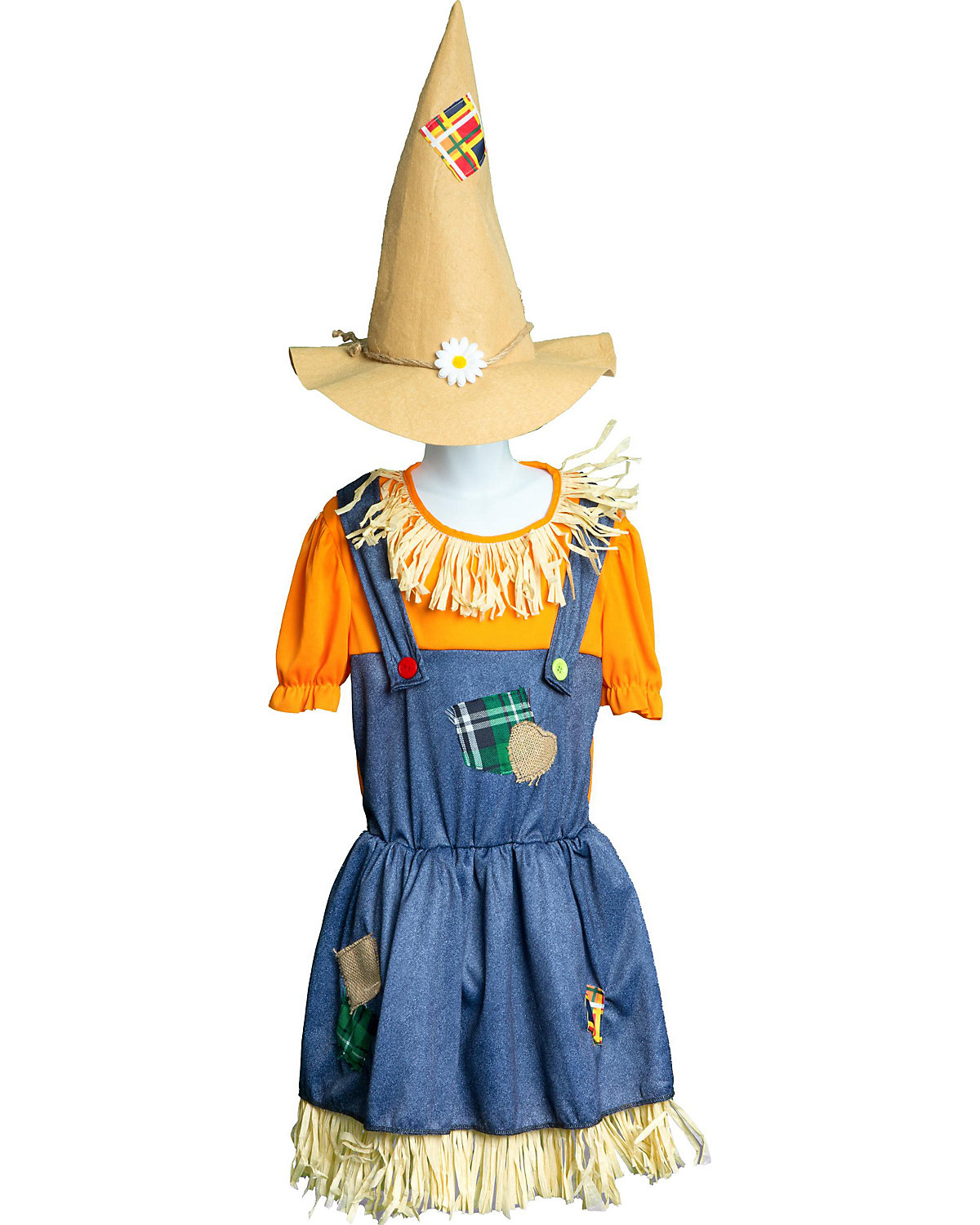 Kleid Vogelscheuche Mädchen 140 cm