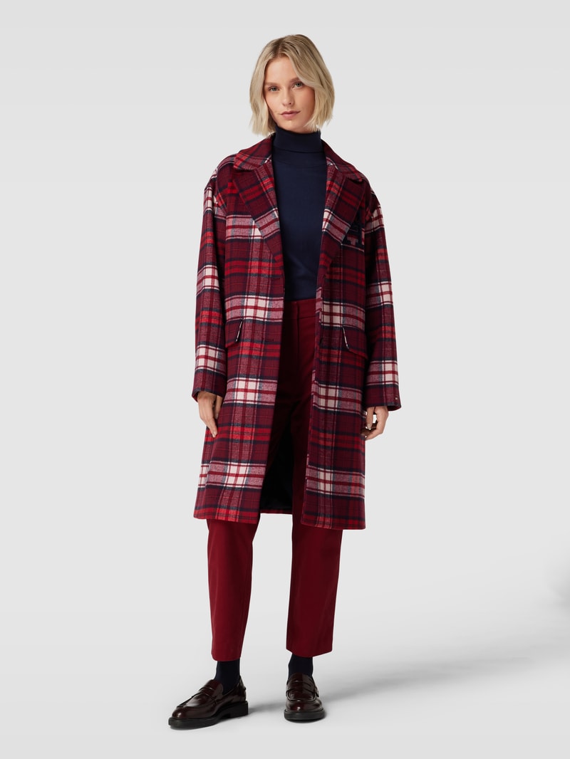 Longsleeve mit Rollkragen in dunkelblau