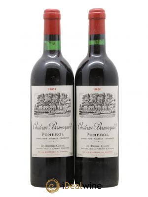 Château Beauregard  1981 - Lot de 2 Bouteilles