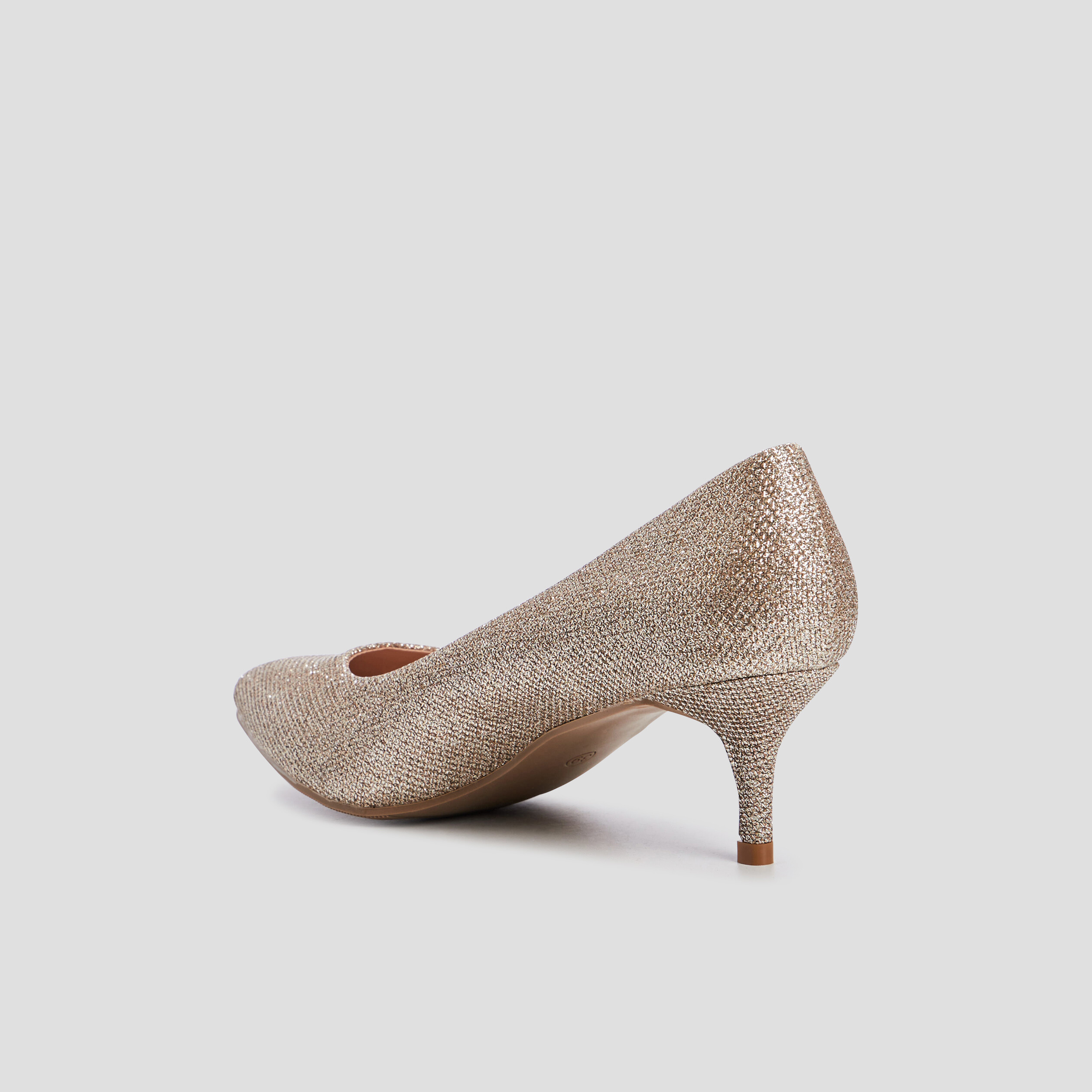 Escarpins à talons couleur or femme | La Halle