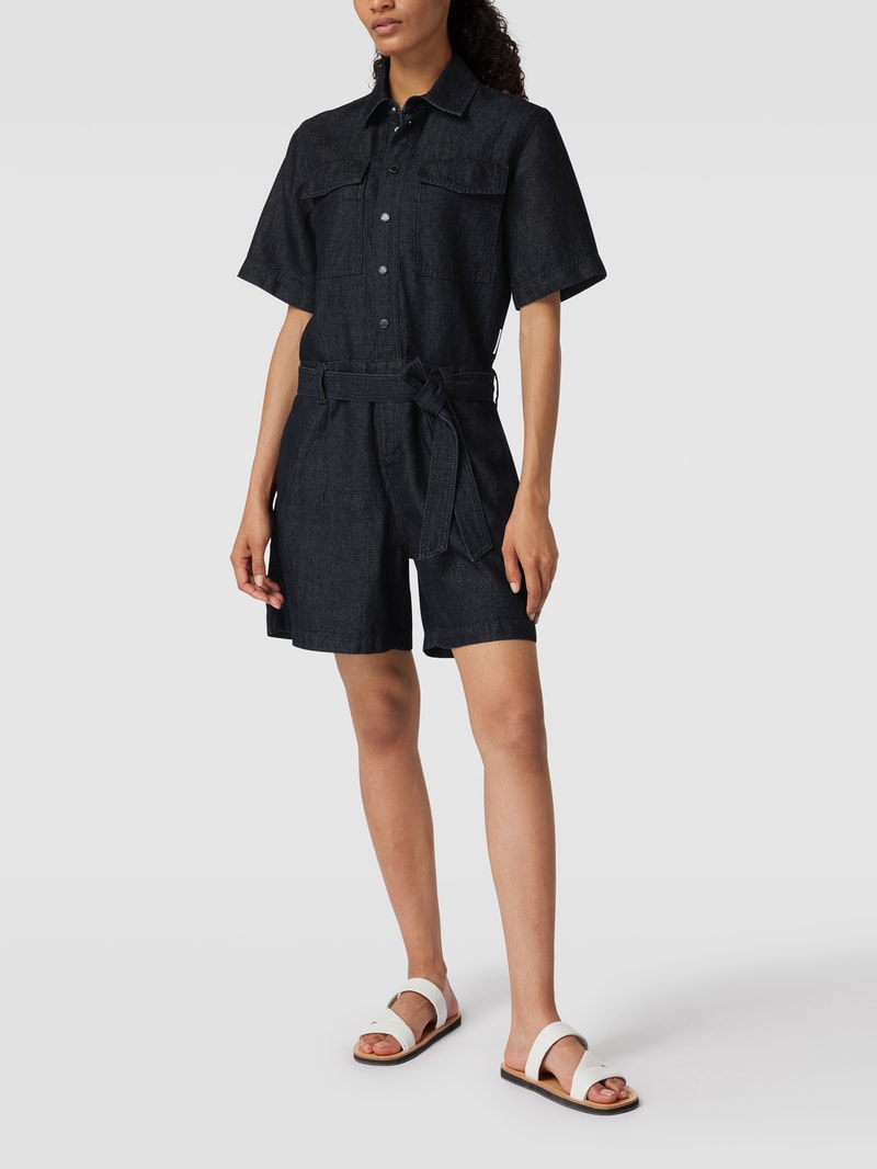 Playsuit im Denim-Look in jeans